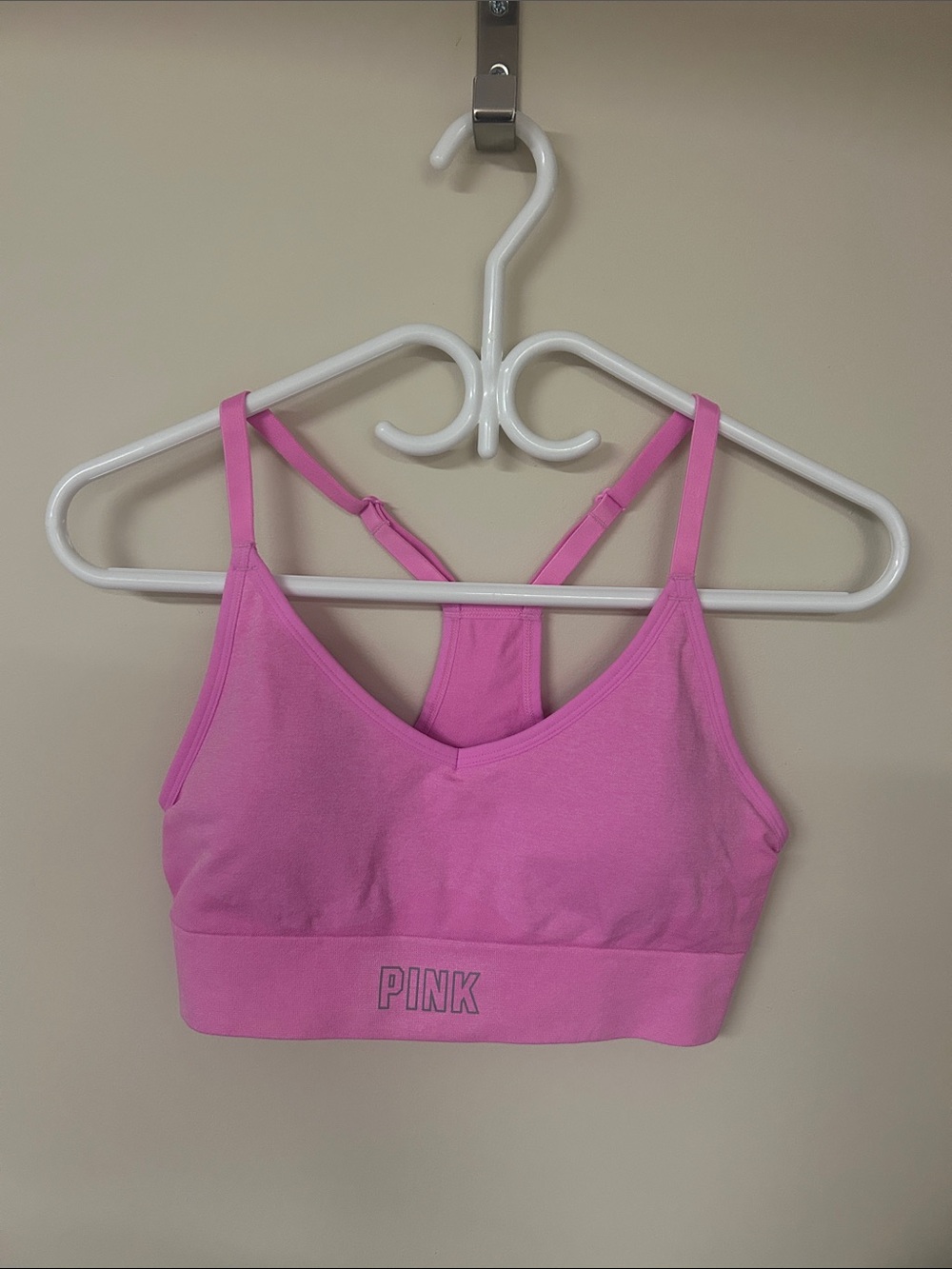 PINK Victoria's Secret Hot Pink Racerback Bralette